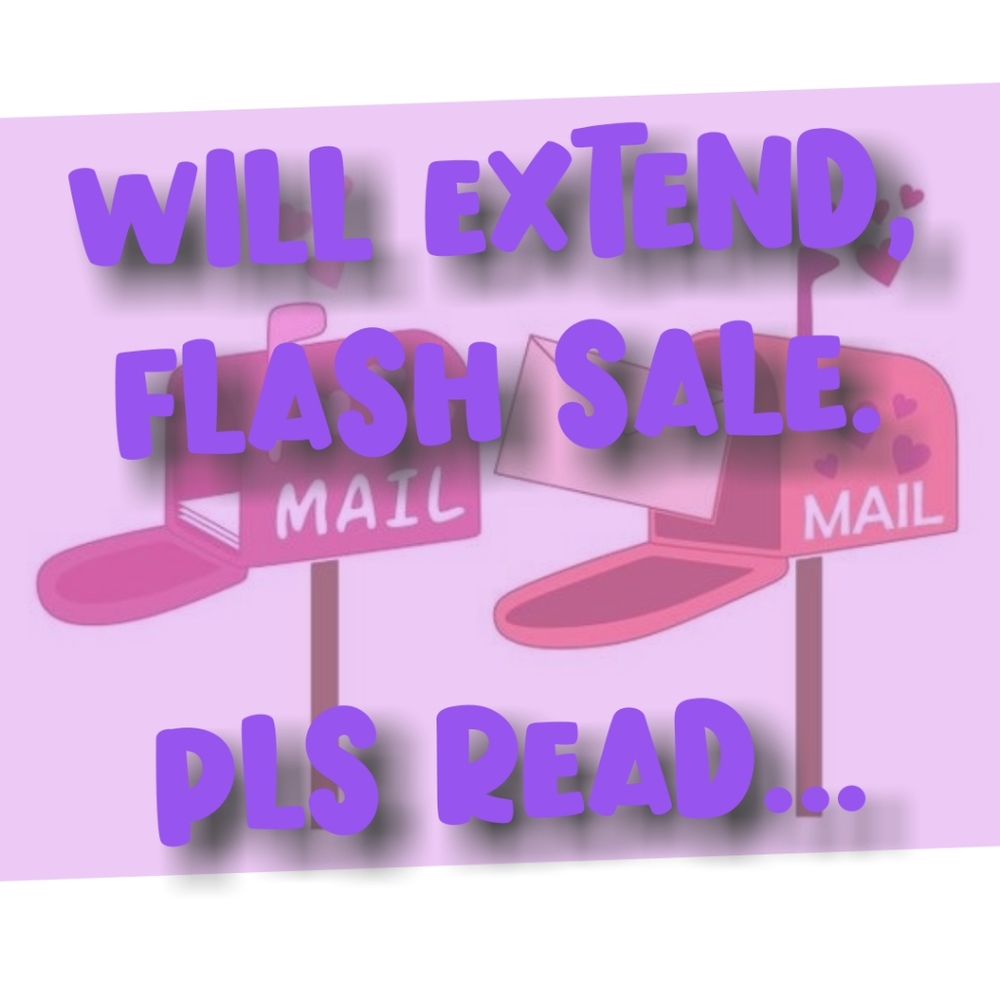 EXTENDING FLASH SALE TO FRIDAY...